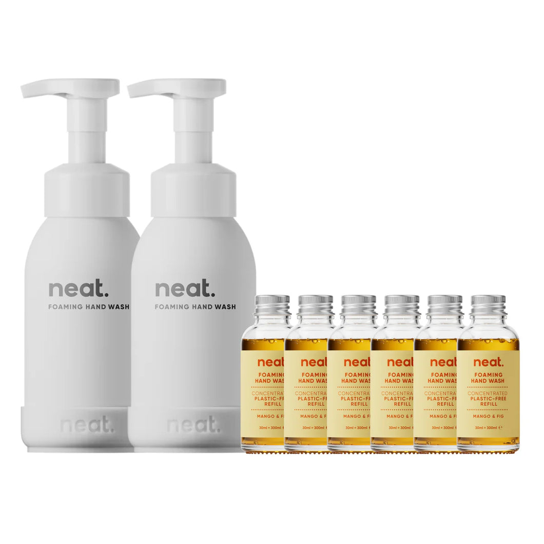 Neat. The Foaming Hand Wash Bundle - Mango & Fig - Life Before Plastic