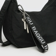 Load image into Gallery viewer, BAGGU Logo Keychain - Recycled Black
