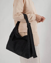 Load image into Gallery viewer, BAGGU Black Shoulder Bag - Recycled - Life Before Plastic
