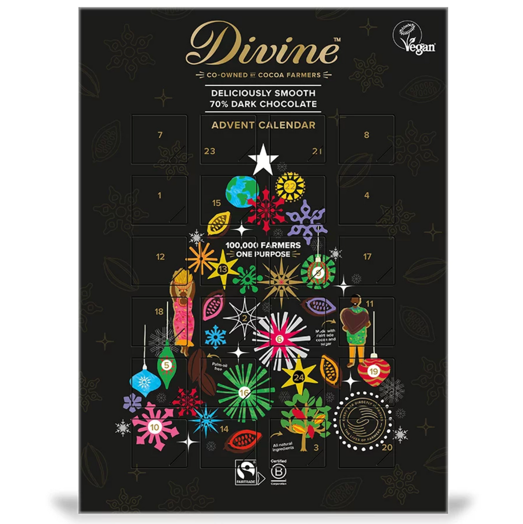 Divine Dark Chocolate Advent Calendar - Life Before Plastic