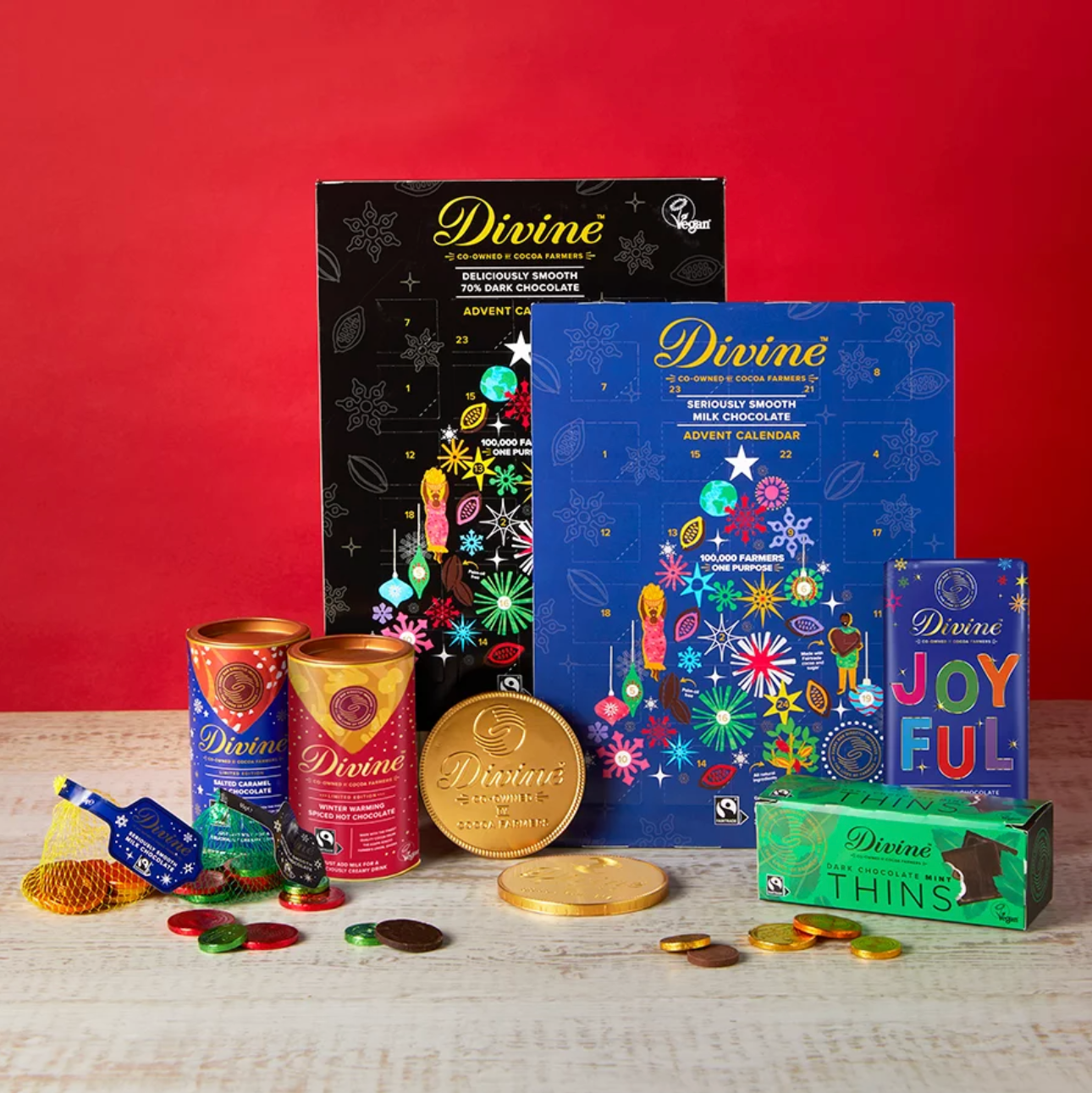 Divine Milk Chocolate Advent Calendar - Life Before Plastic