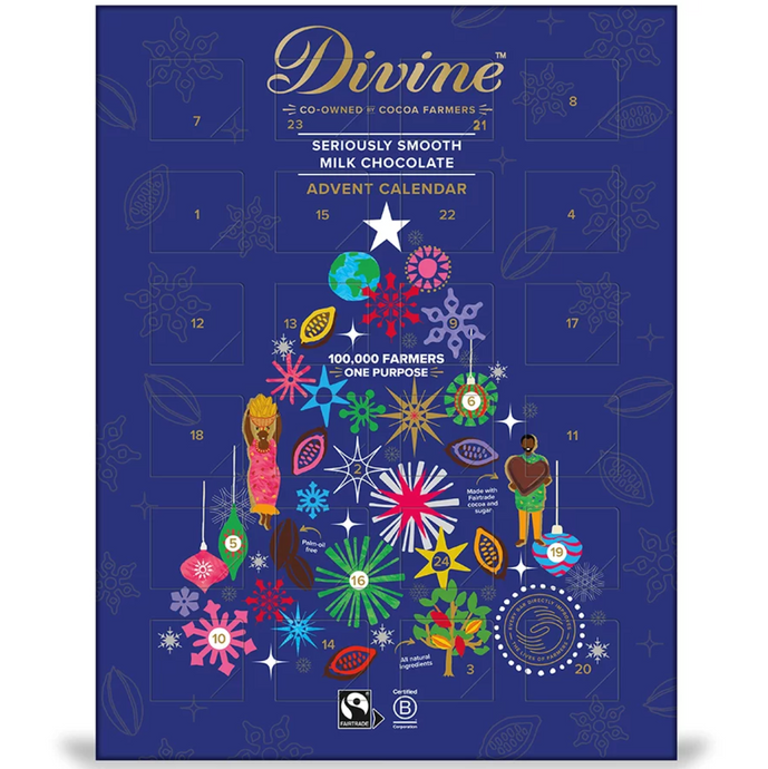 Divine Milk Chocolate Advent Calendar - Life Before Plastic