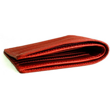 Load image into Gallery viewer, Elvis &amp; Kresse Reclaimed Firehose Billfold Wallet - Red - Life Before Plastic
