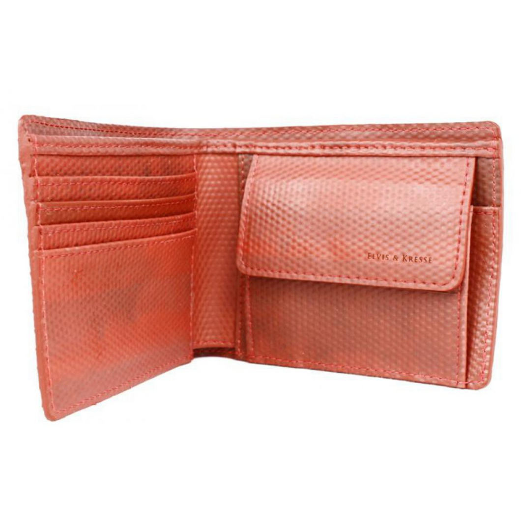 Elvis & Kresse Reclaimed Firehose Billfold Wallet with Coin Pocket - Life Before Plastic