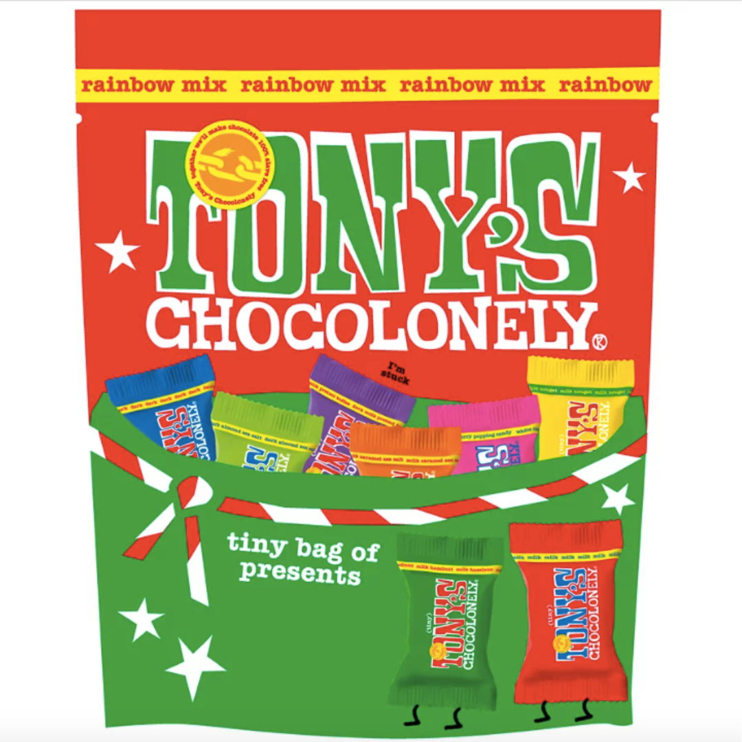 Tiny Tony's Christmas Chocolate Mix Pouch from Tony's Chocolonely