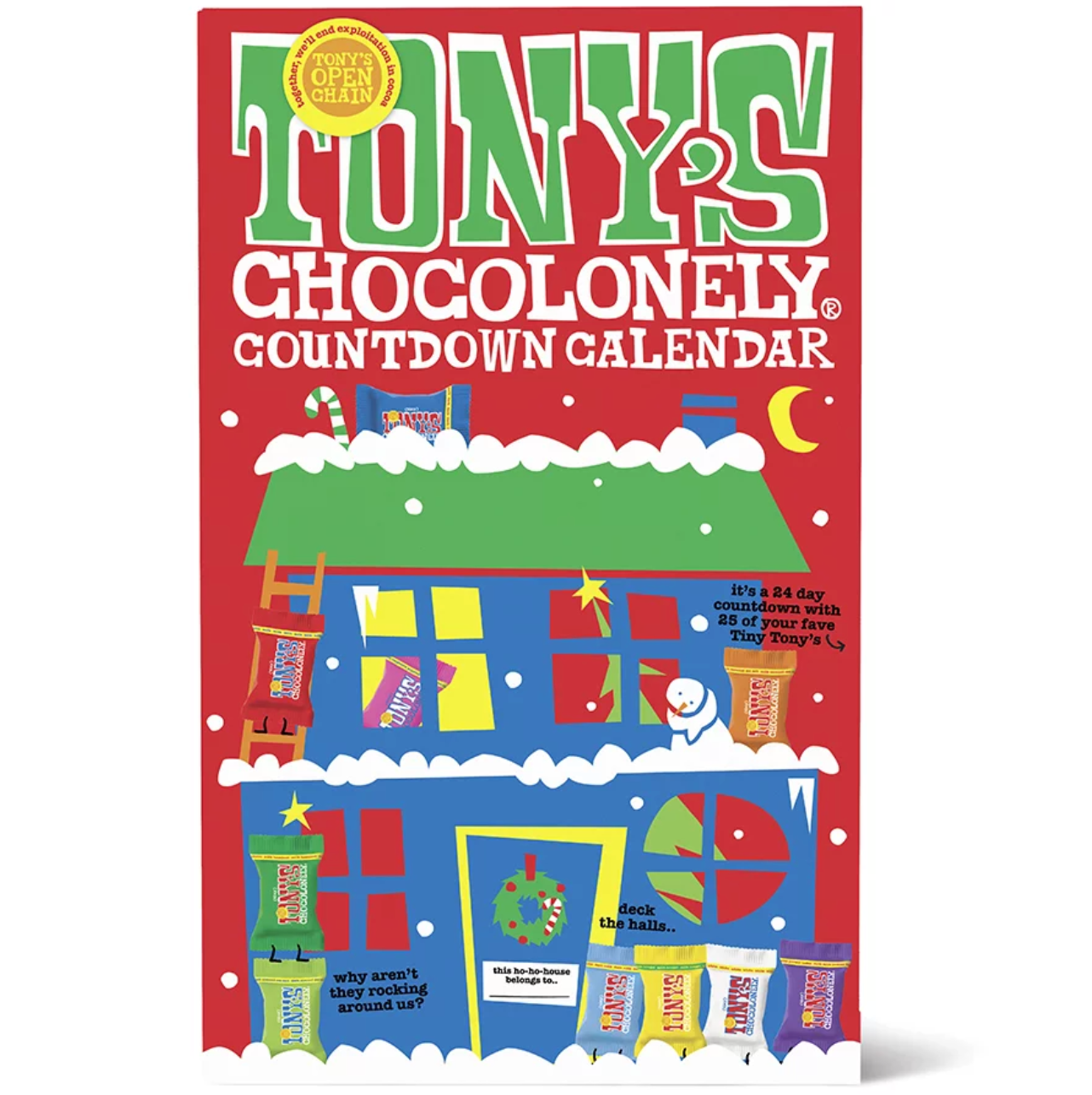 Tony's Chocolonely Countdown Advent Calendar - Life Before Plastic