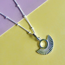 Load image into Gallery viewer, Vurchoo Art Deco Fan Necklace - Life Before Plastic
