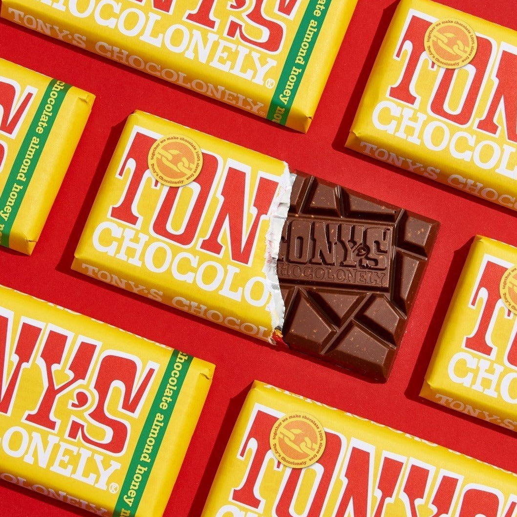 Almond & Honey Nougat - Milk Chocolate | Tony's Chocolonely | Life Before Plastik