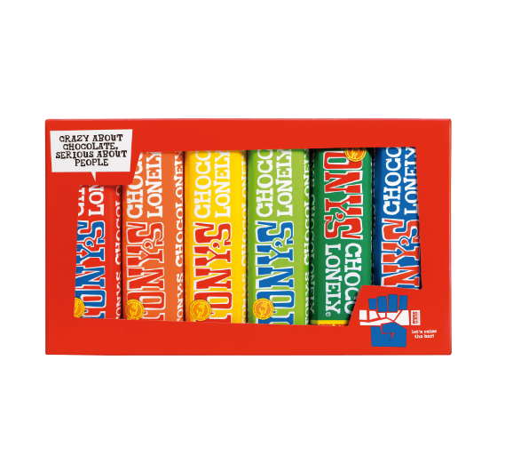 Milk Chocolate Assortment Pack | Tony's Chocolonely | Life Before Plastik